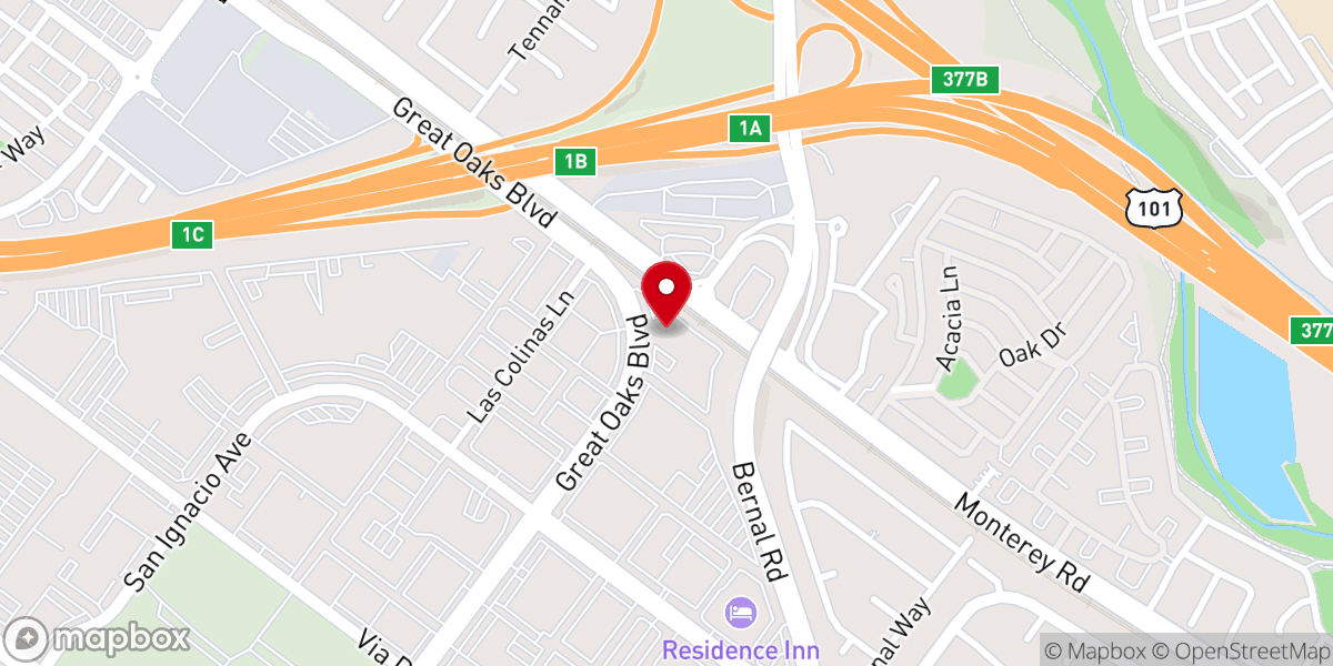 Map showing location of Genesis Upper Room Church