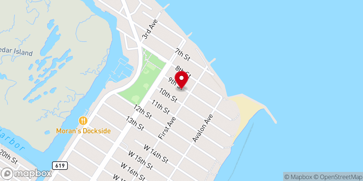 Map showing location of Wells Memorial Presbyterian