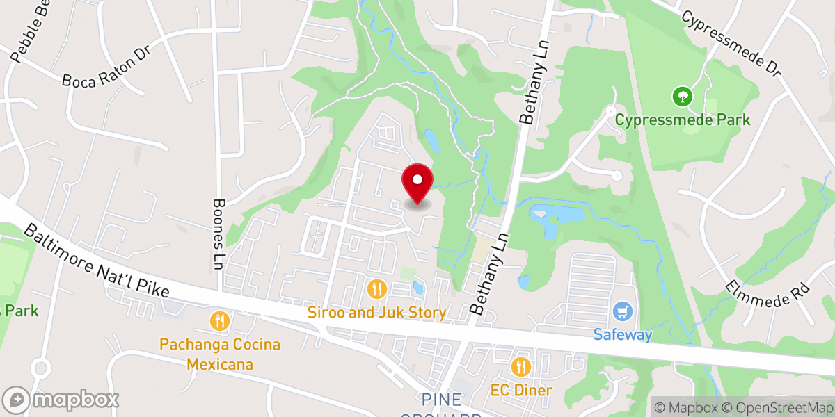 Map showing location of Beautified Saints Church
