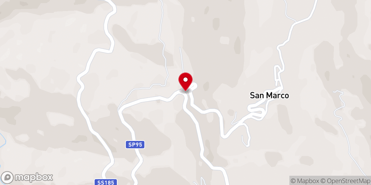 Map showing location of Capella di San Marco