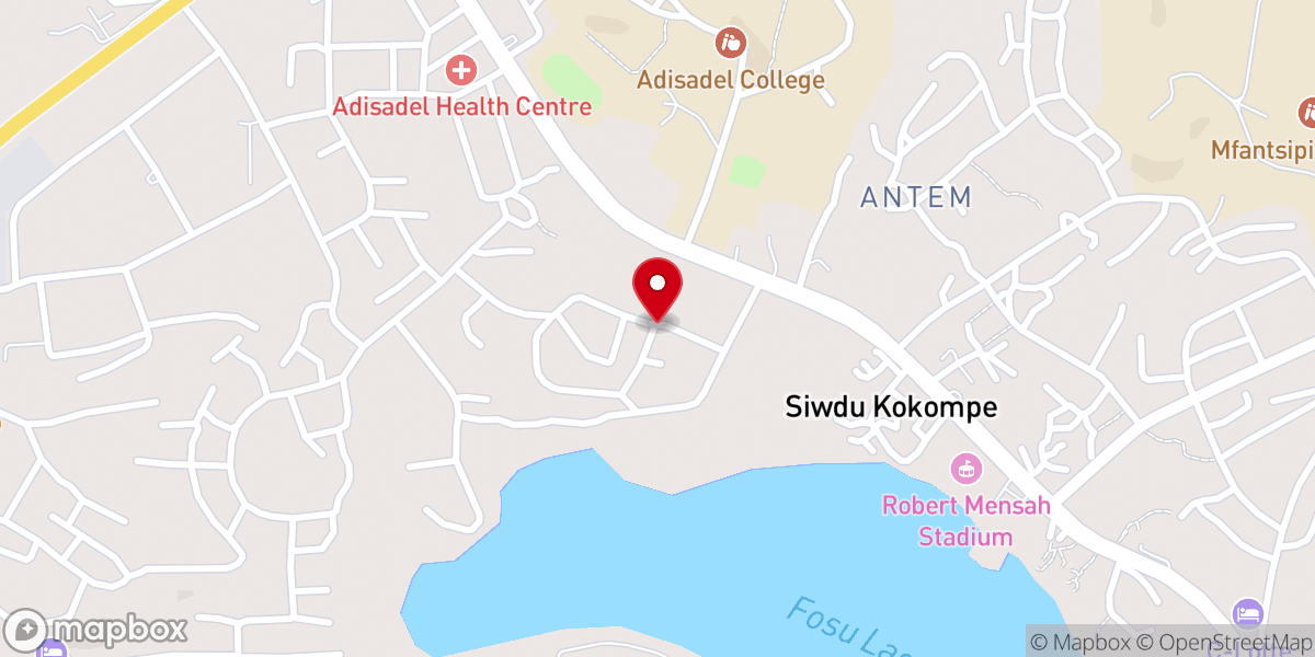 Map showing location of Winning Light Bible Church International