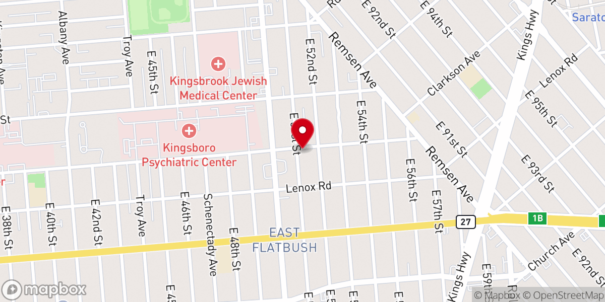 Map showing location of Church of God of Prophecy All Nations