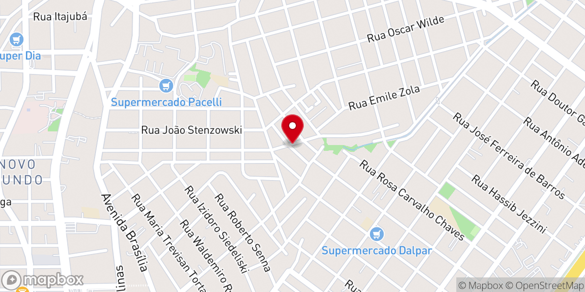 Map showing location of Congregação Vila Cubas