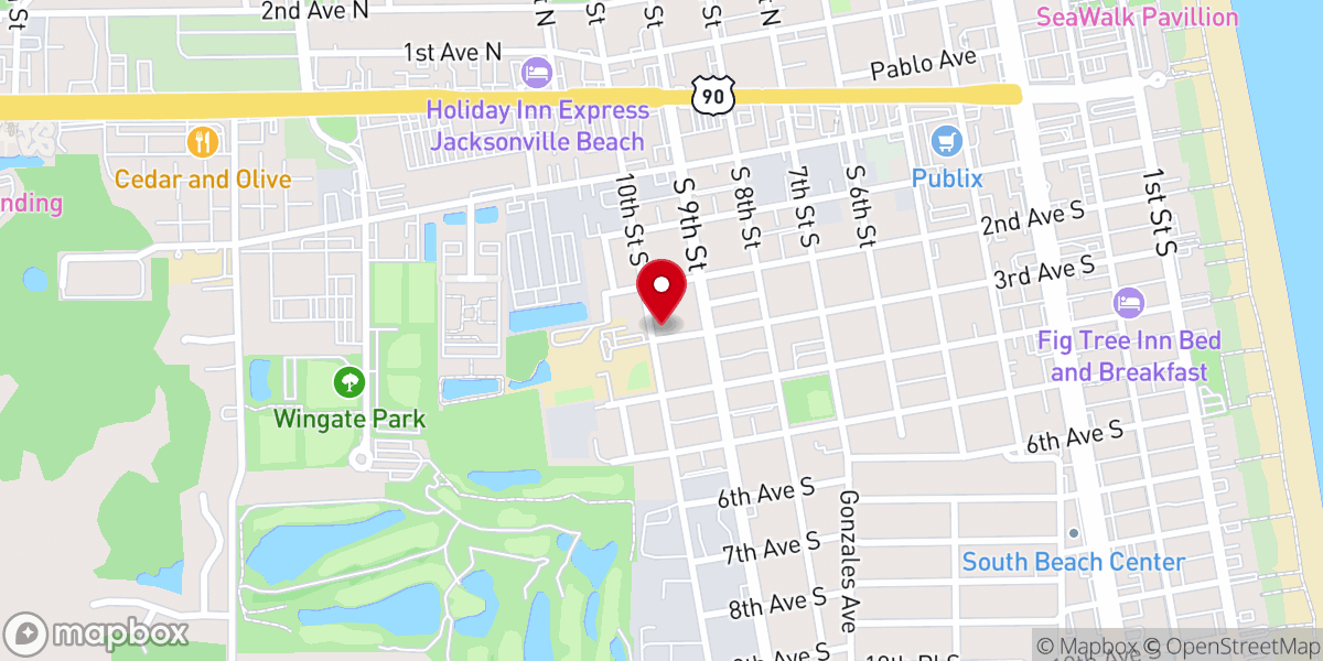 Map showing location of Thomas Chapel Church-God-Faith