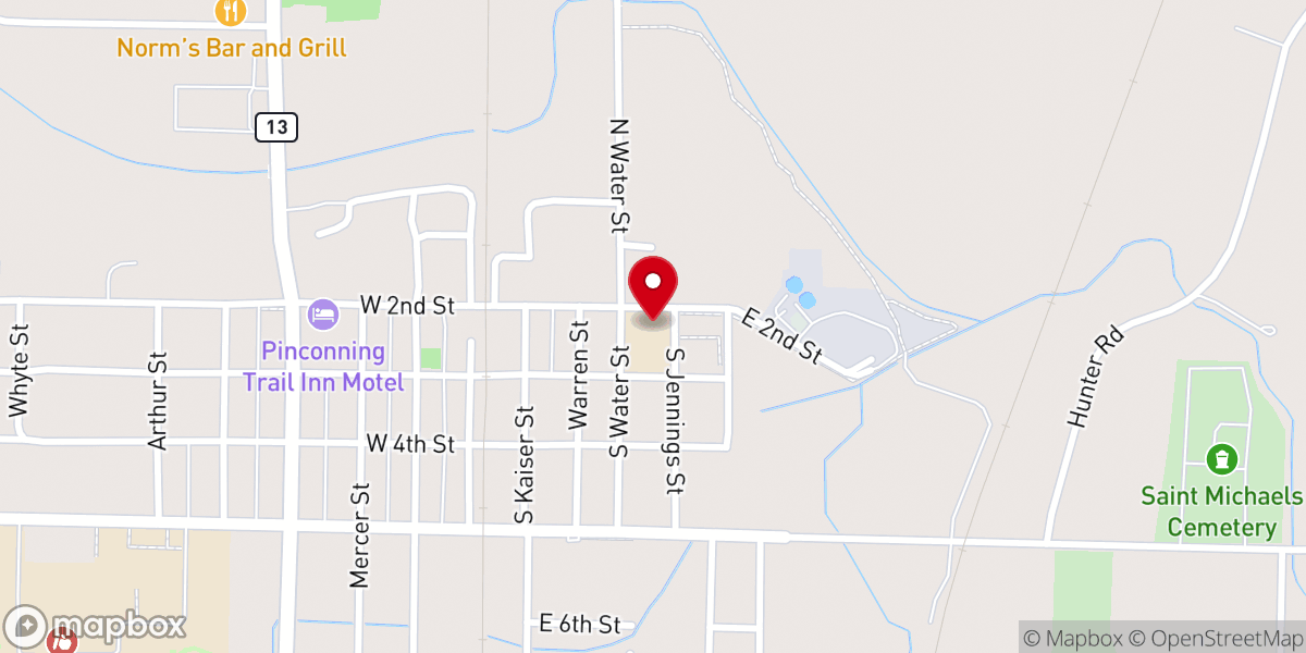 Map showing location of St Michael's Catholic School