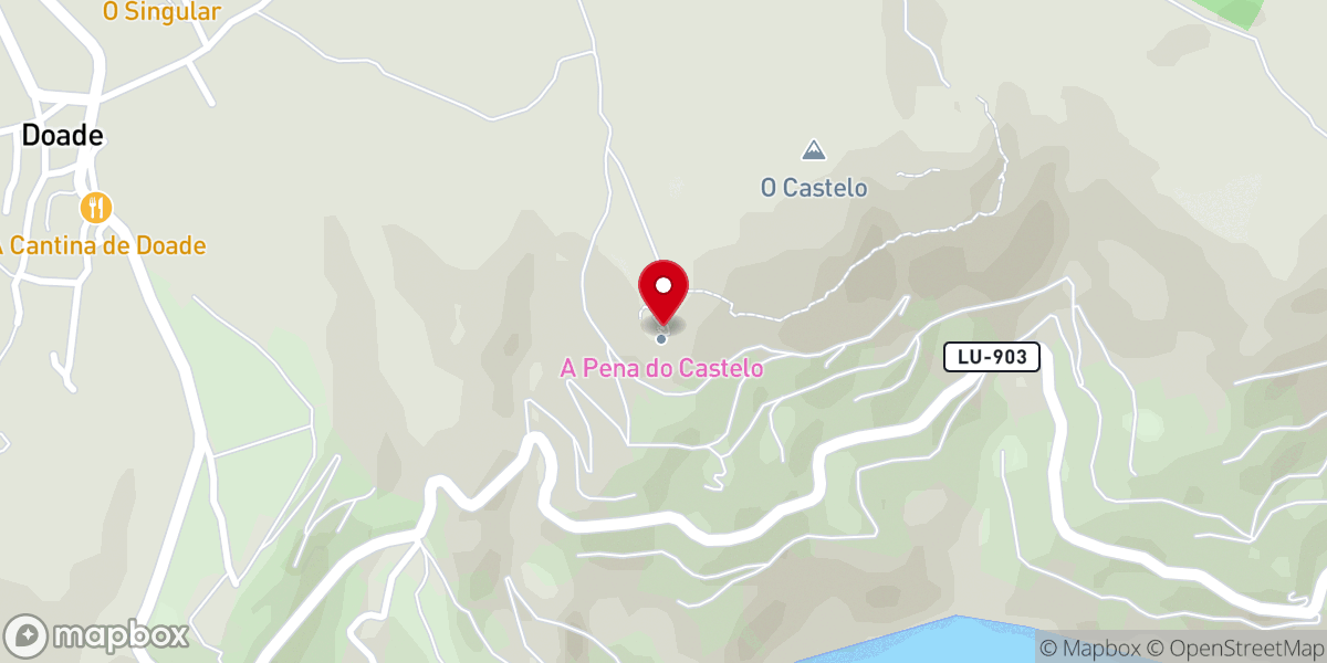 Map showing location of Ermita San Mauro