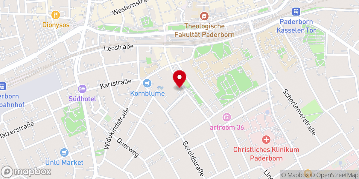 Map showing location of Familienbund der Katholiken im Erzbistum Paderborn e.V.