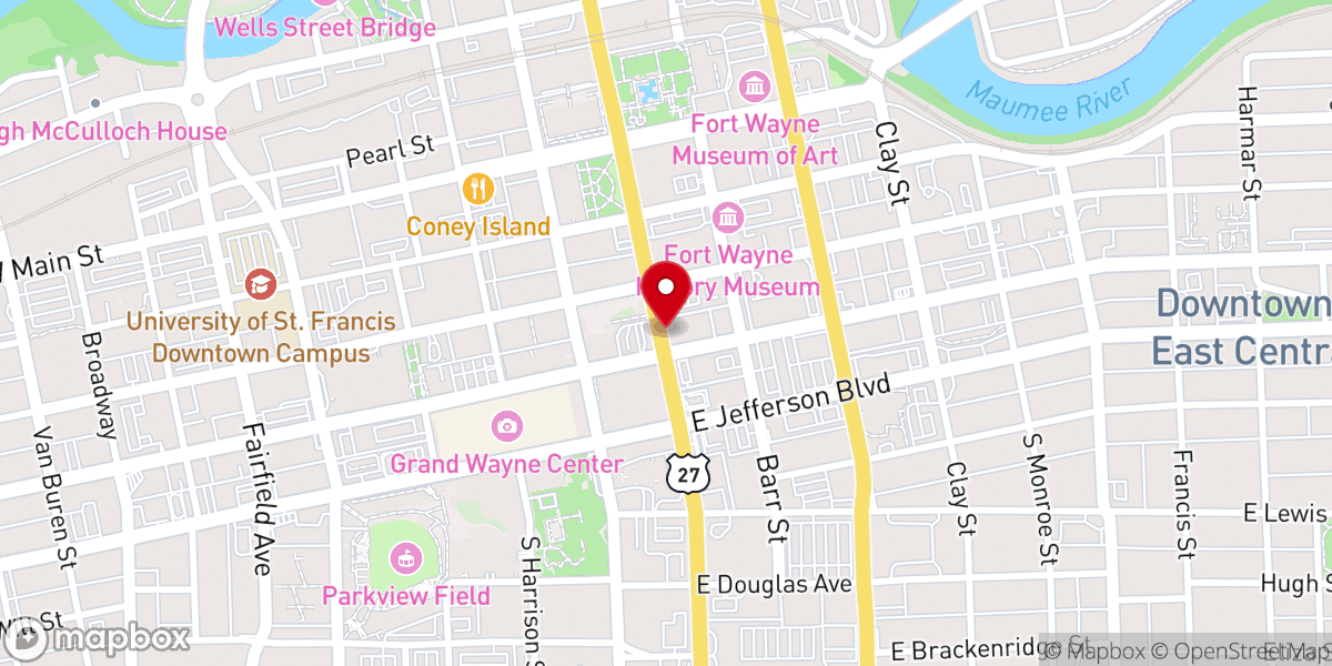Map showing location of Good Shepherd Books & Gifts