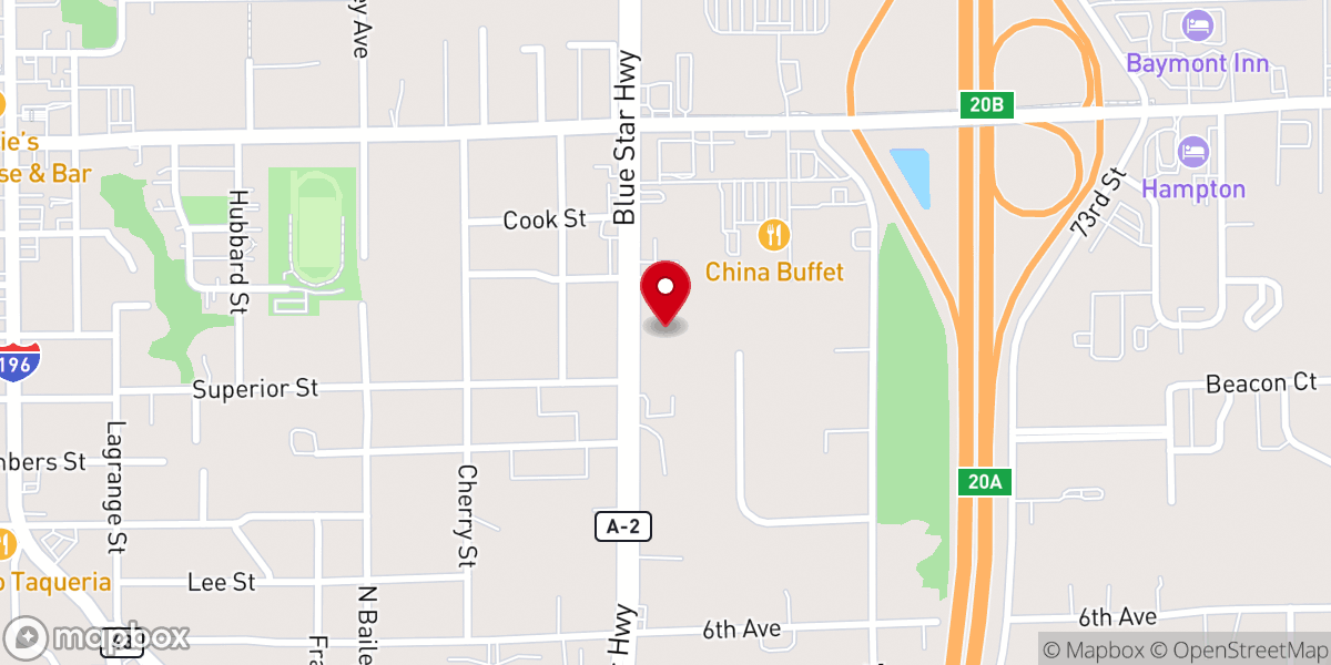 Map showing location of Solomons Temple Church of God in Christ