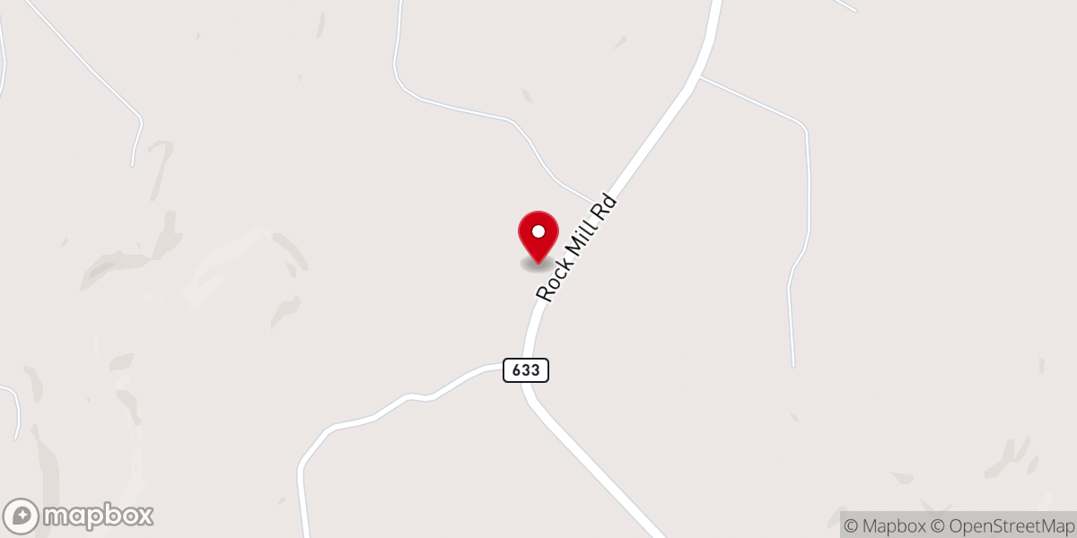 Map showing location of First Liberty Baptist Church