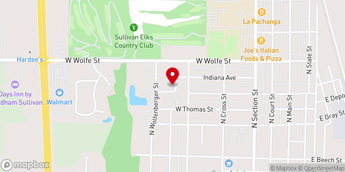 Map showing location of Noah's Ark Preschool