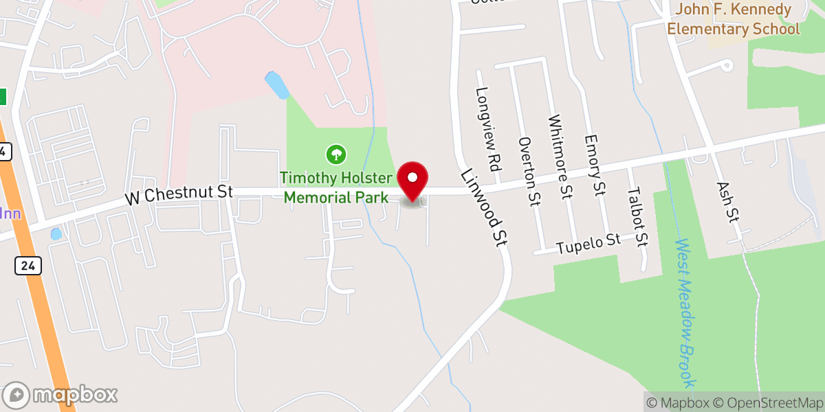Map showing location of Shekinah Glory Church of God in Christ