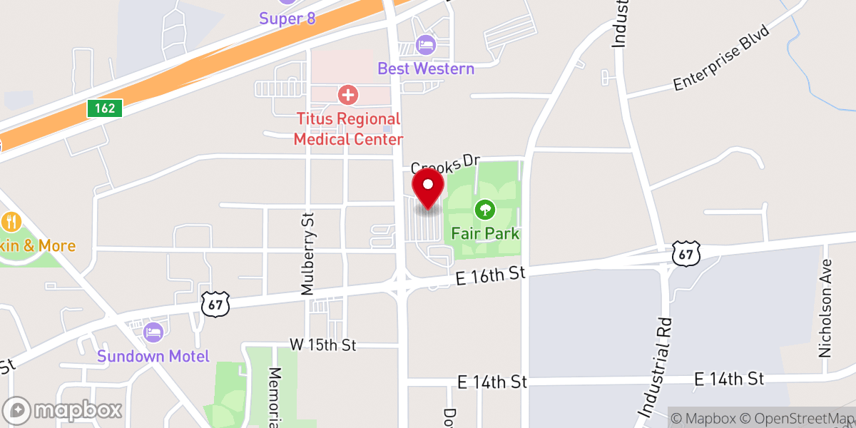 Map showing location of Scarlet Thread