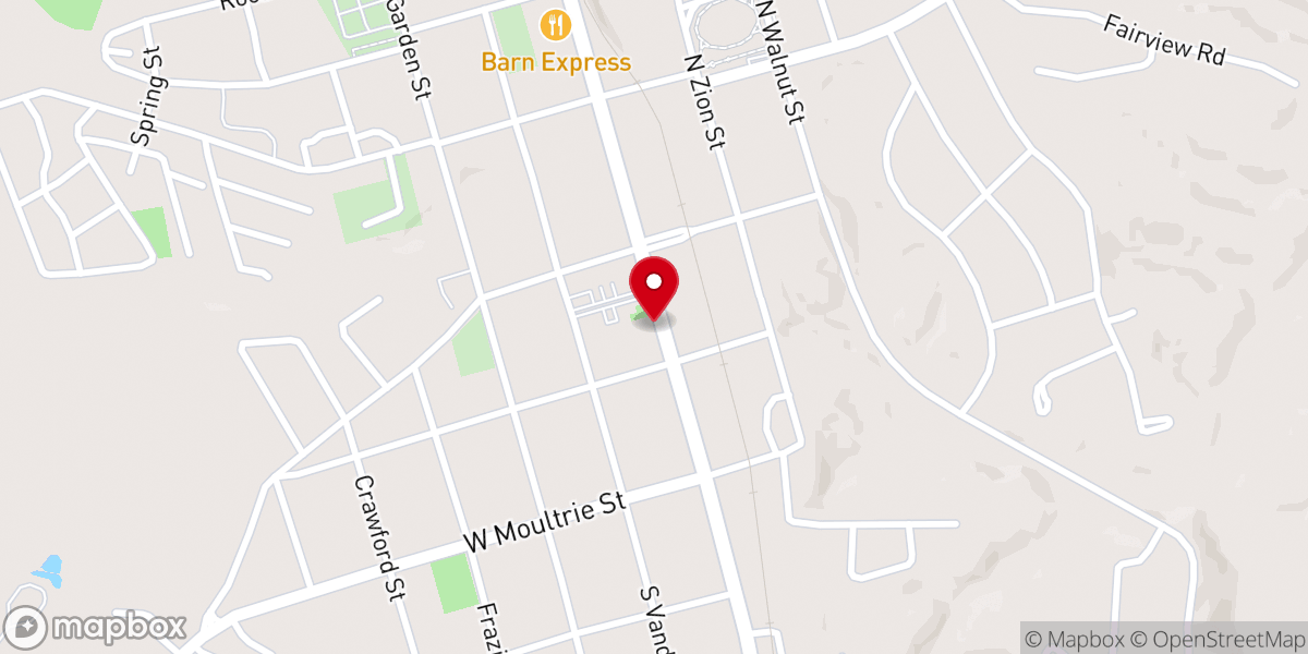 Map showing location of Cornwallis House Tea Co.