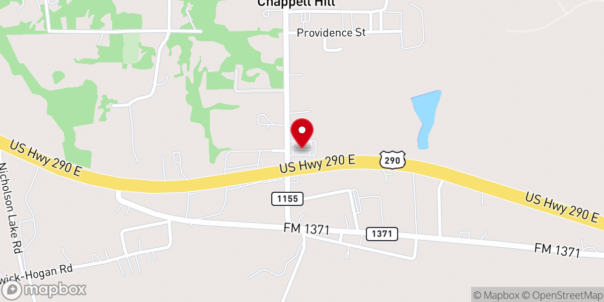 Map showing location of Sunoco