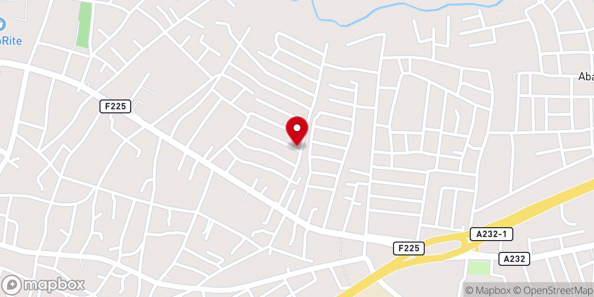 Map showing location of ANG. CHURCH OF THE PENTECOST, OSUMA