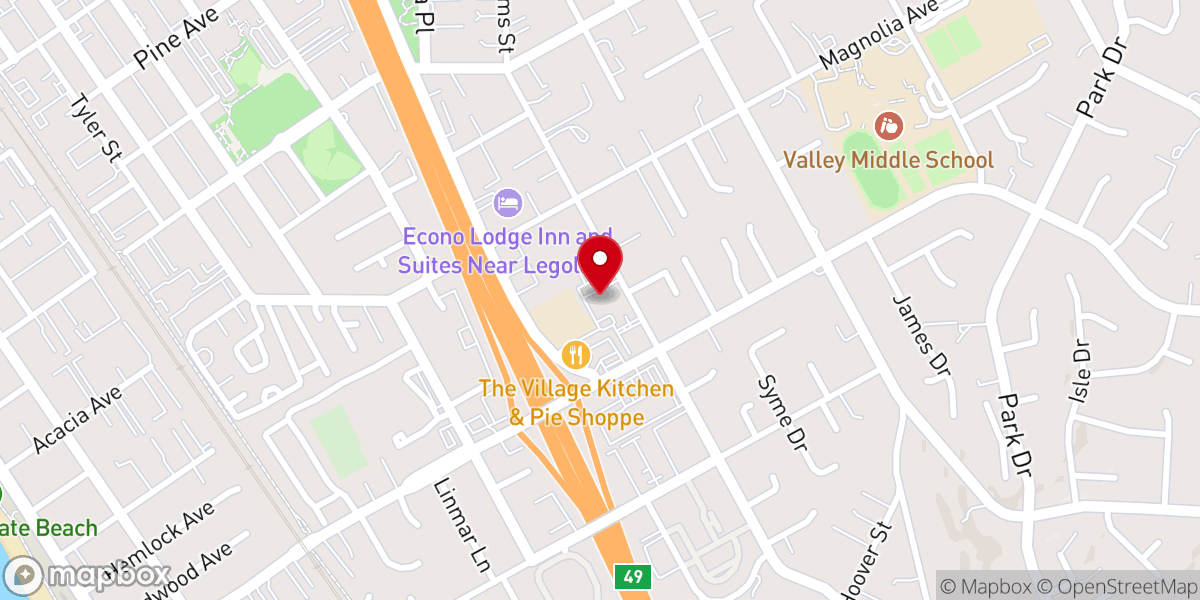Map showing location of ST Patricks Bingo