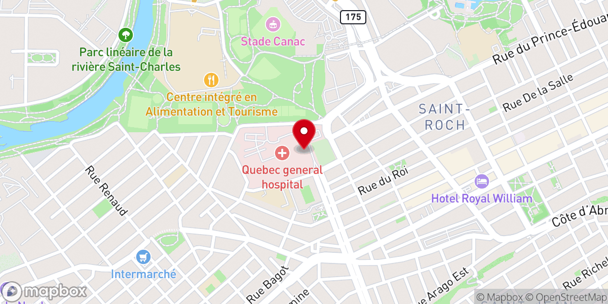 Map showing location of Chapelle Notre-Dame-des-Anges
