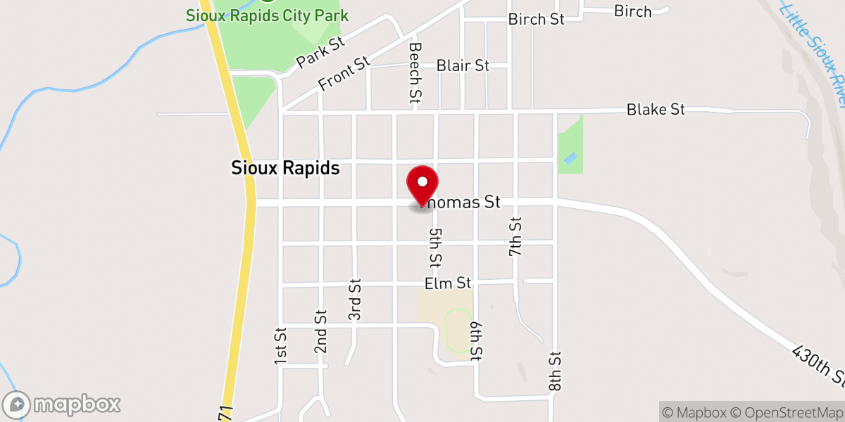 Map showing location of ValleyLight Community Church