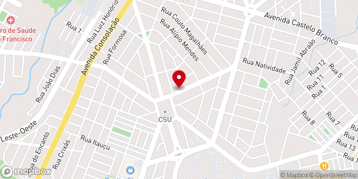 Map showing location of AD Cidade Jardim - Campo de Campinas