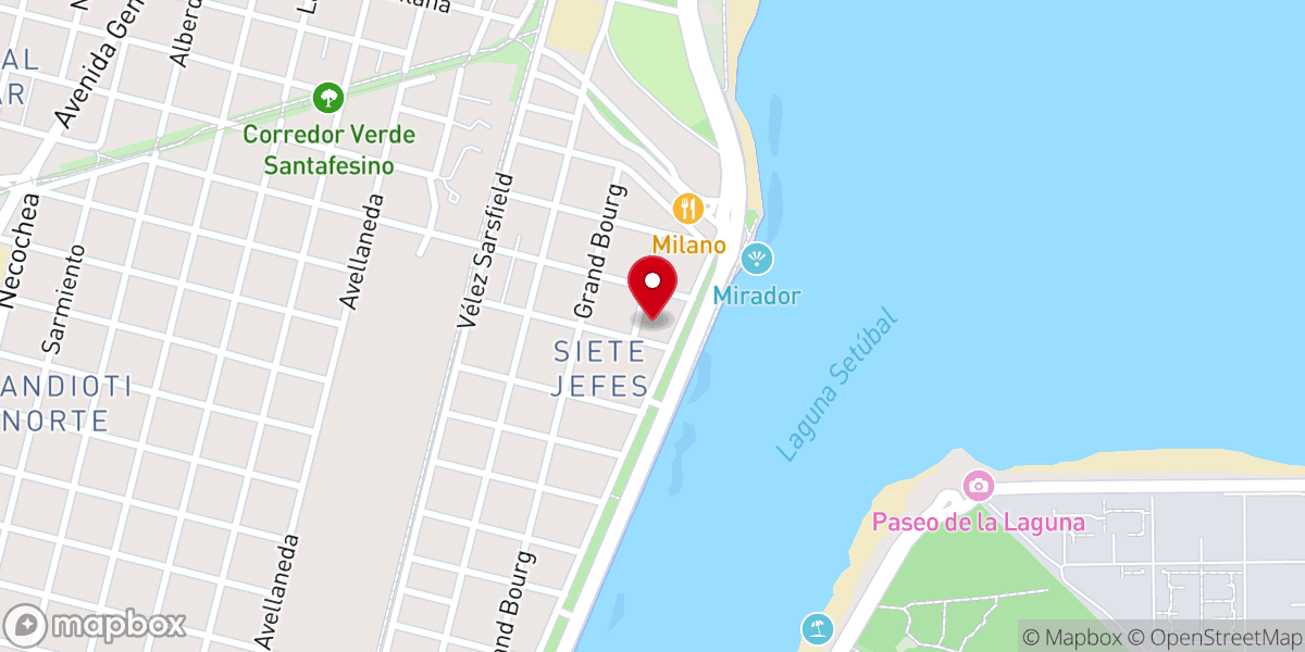 Map showing location of Parroquia Nuestra Señora del Huerto
