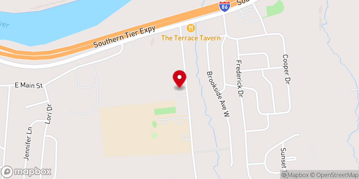 Map showing location of Park Terrace Community United Methodist Church