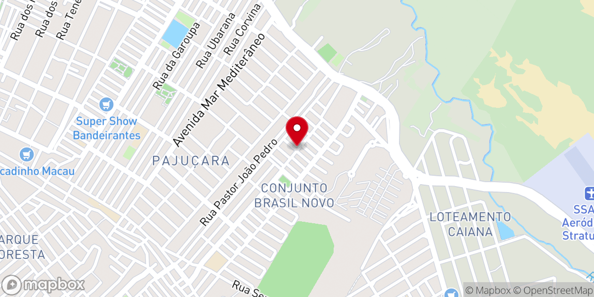 Map showing location of IEADERN - Assembléia de Deus - Cong. Brasil Novo