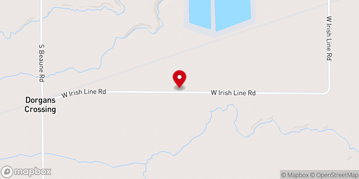 Map showing location of Old Soo Line Grade Lodge