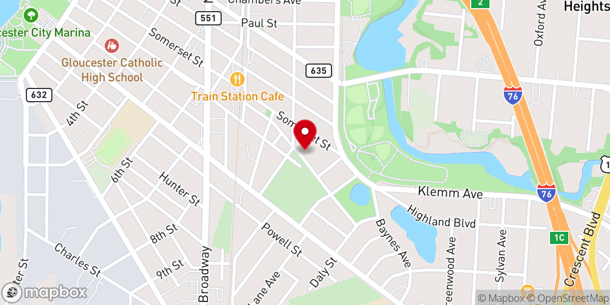 Map showing location of Our Lady Of Hope/St. Agnes Church