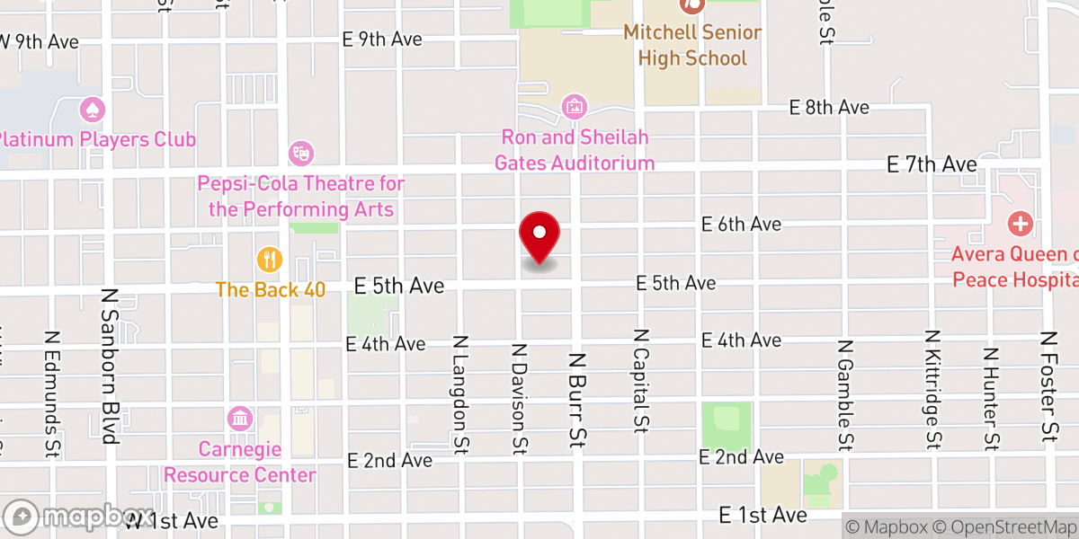 Map showing location of Power of Praise Apostolic Church