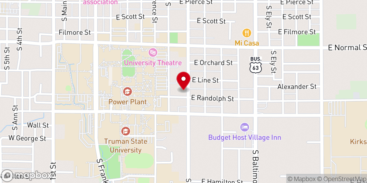 Map showing location of Campus Christian Fellowship