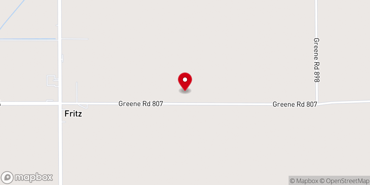 Map showing location of Hope Church