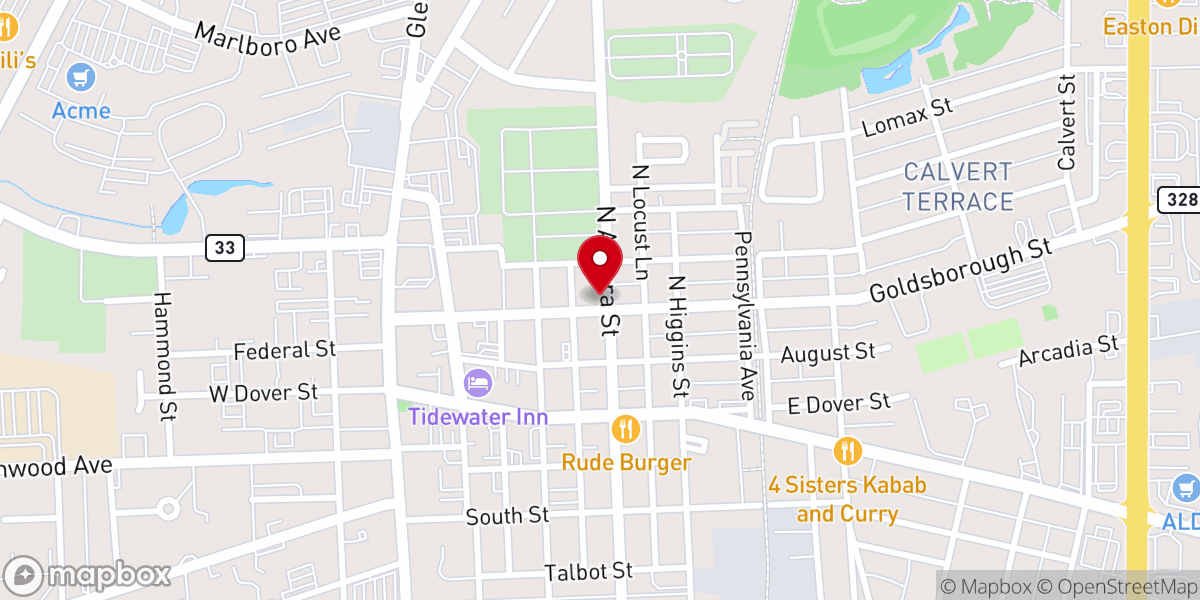 Map showing location of Johnson J M