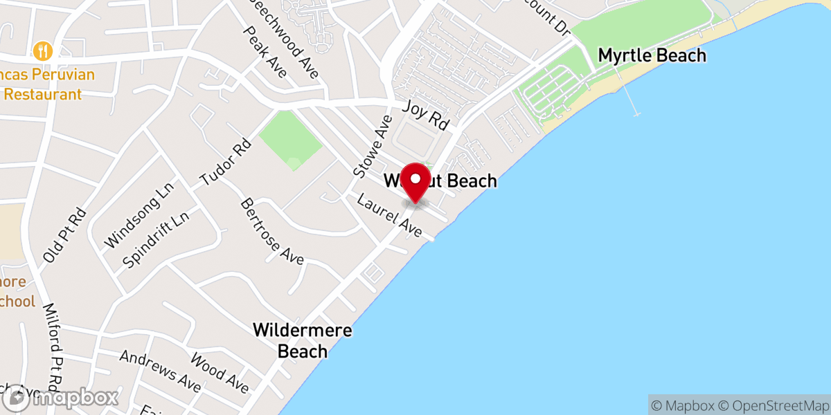Map showing location of St Gabriel Parish Hall