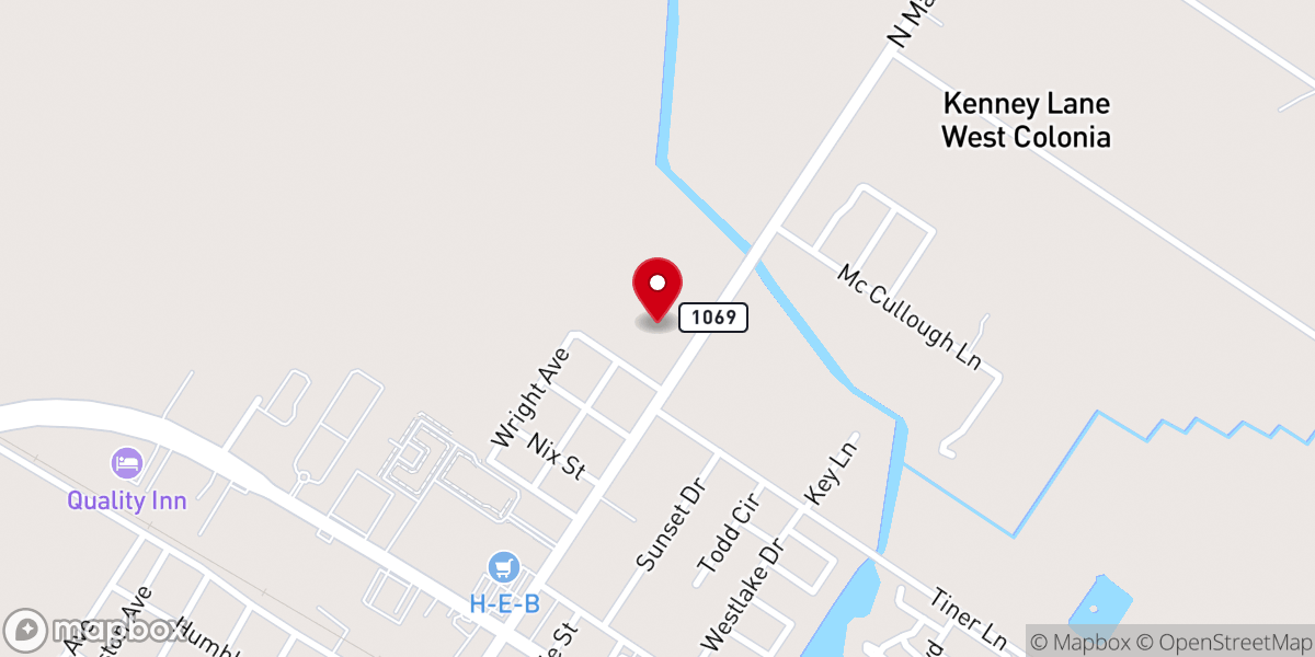 Map showing location of Primera Iglesia Bautista El Buen Pastor Ingleside PIBI