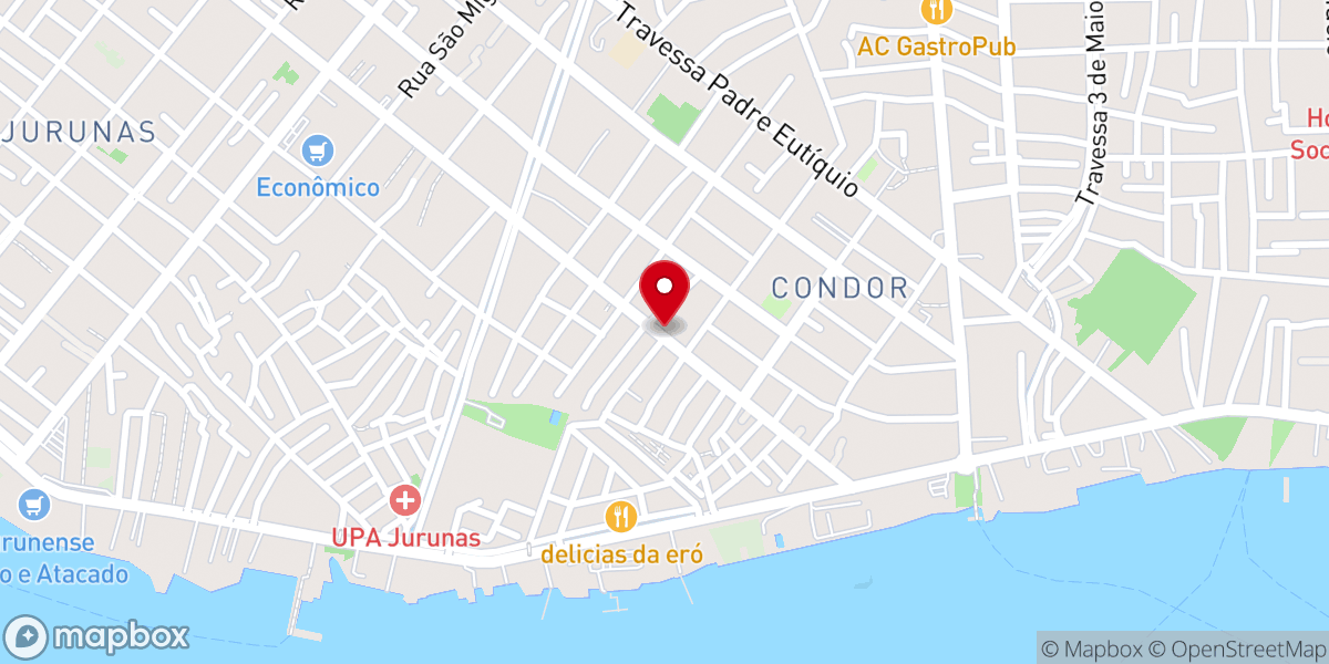 Map showing location of Igreja Pentecostal Assembleia de Deus Jerusalém • Sede Jurunas