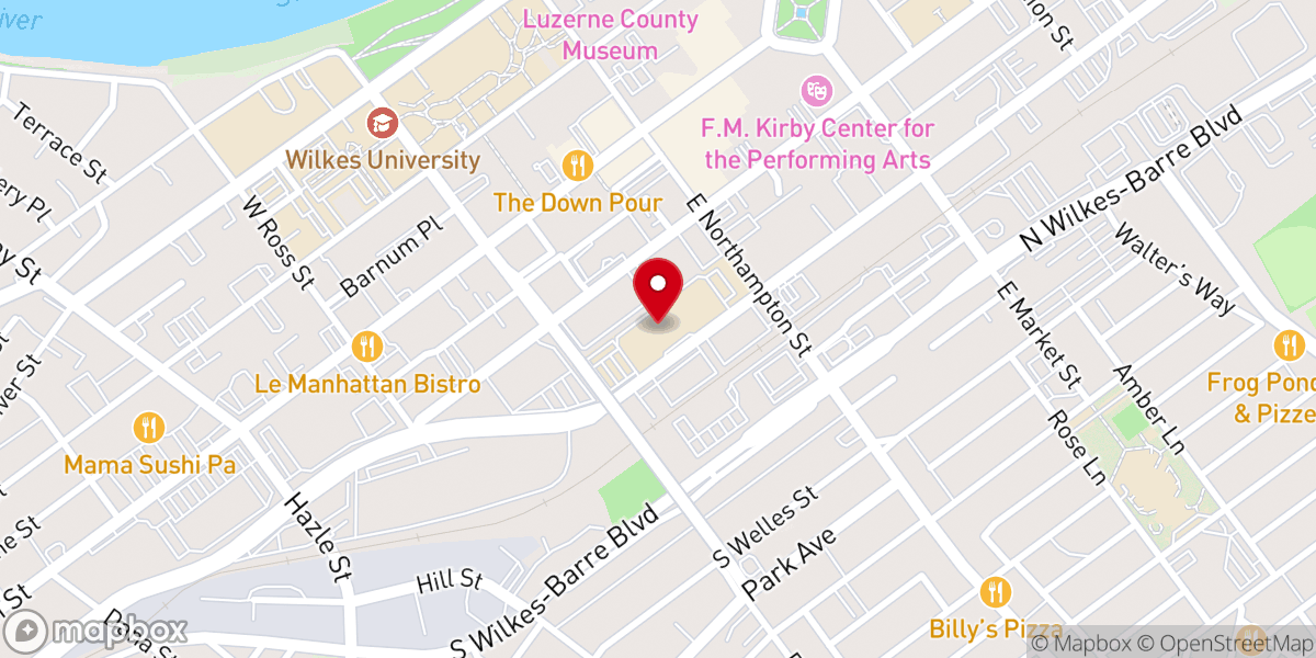 Map showing location of Roman Catholic Community of Gate of Heaven & Our Lady of Victory