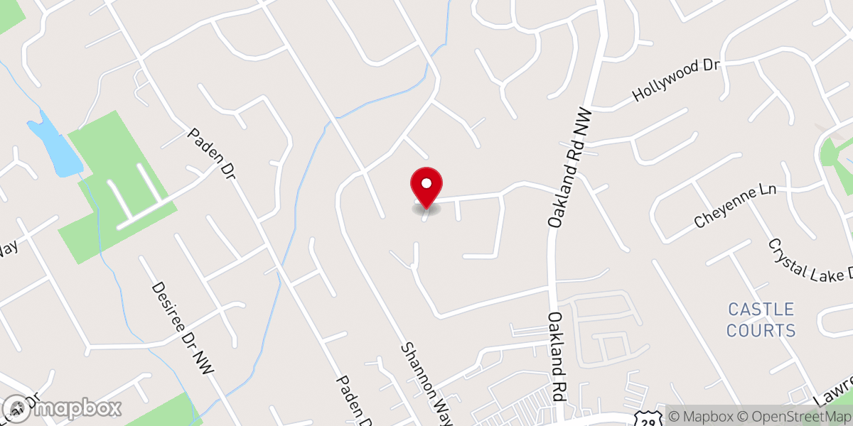 Map showing location of Proclaim Inc