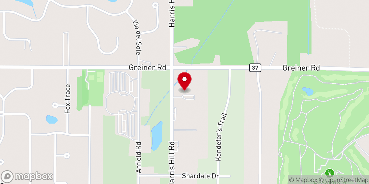 Map showing location of NorthGate Church: Harris Hill Campus