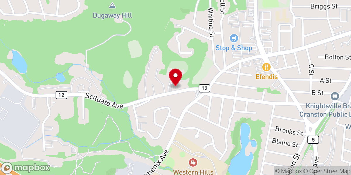 Map showing location of Faith Chapel: A Church of the Lutheran Brethren