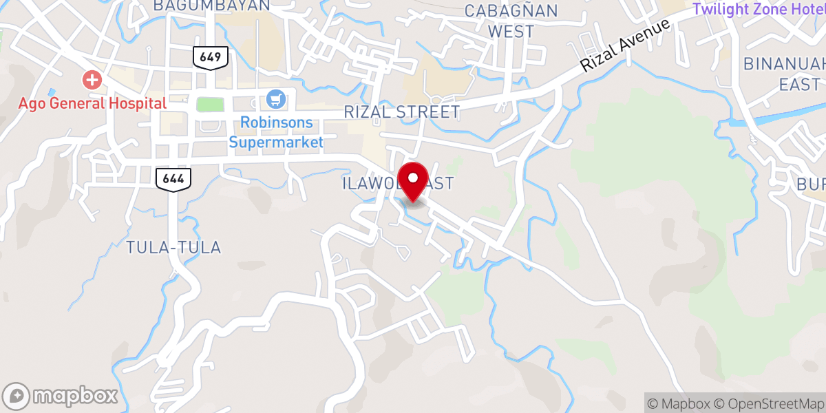 Map showing location of The Church of Jesus Christ of Latter-day Saints