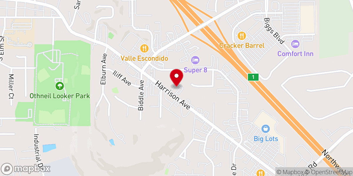 Map showing location of Grace Church - Harrison