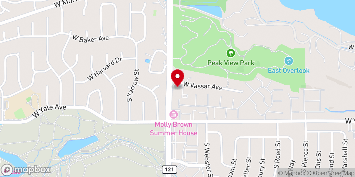 Map showing location of Zion Lutheran Church