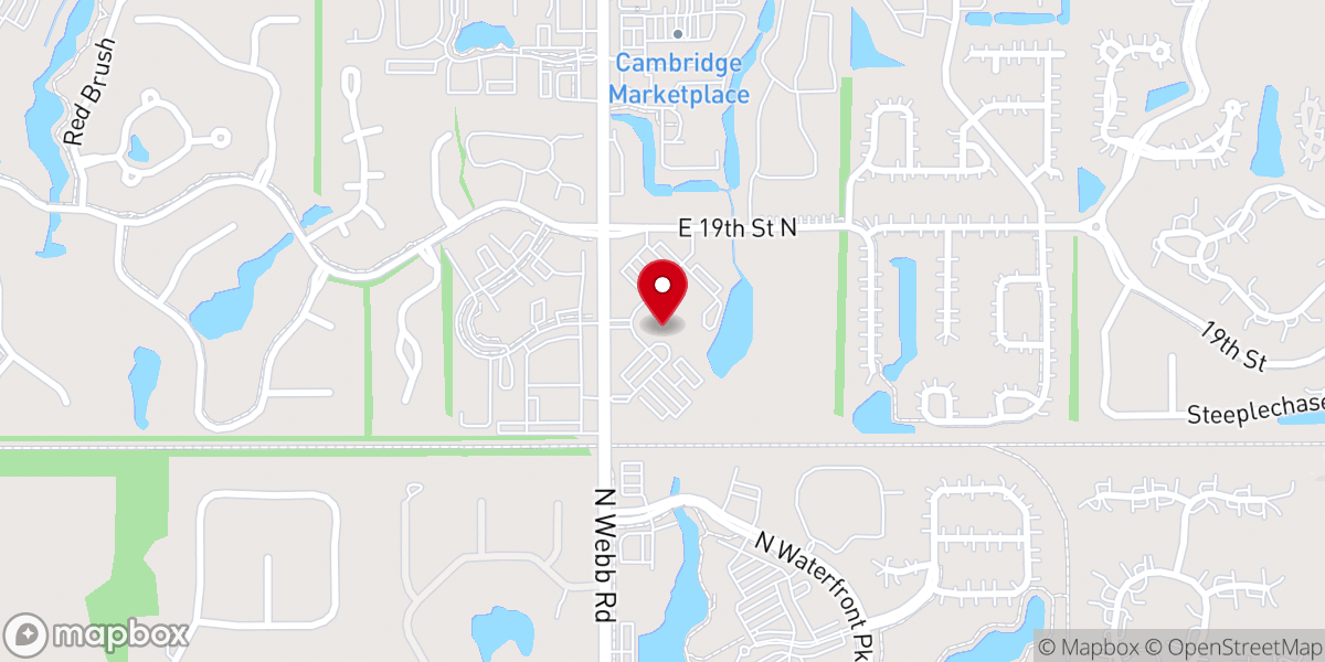 Map showing location of Eastminster Presbyterian Church