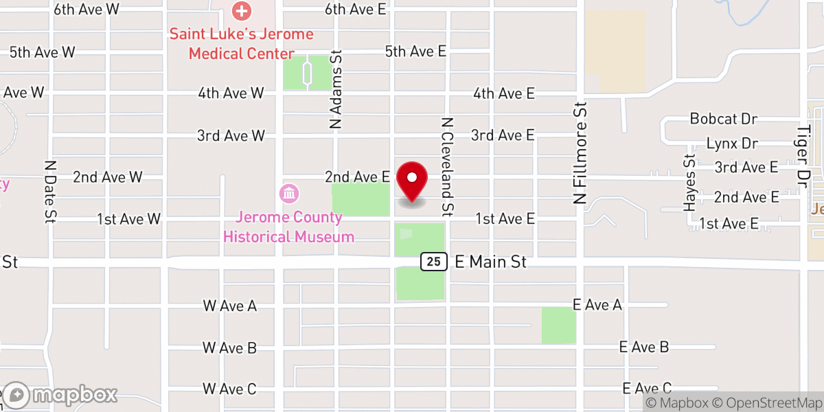 Map showing location of Renew - North Park