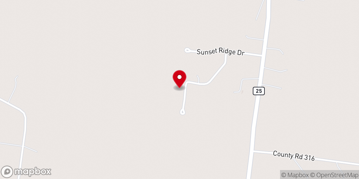 Map showing location of Project 200