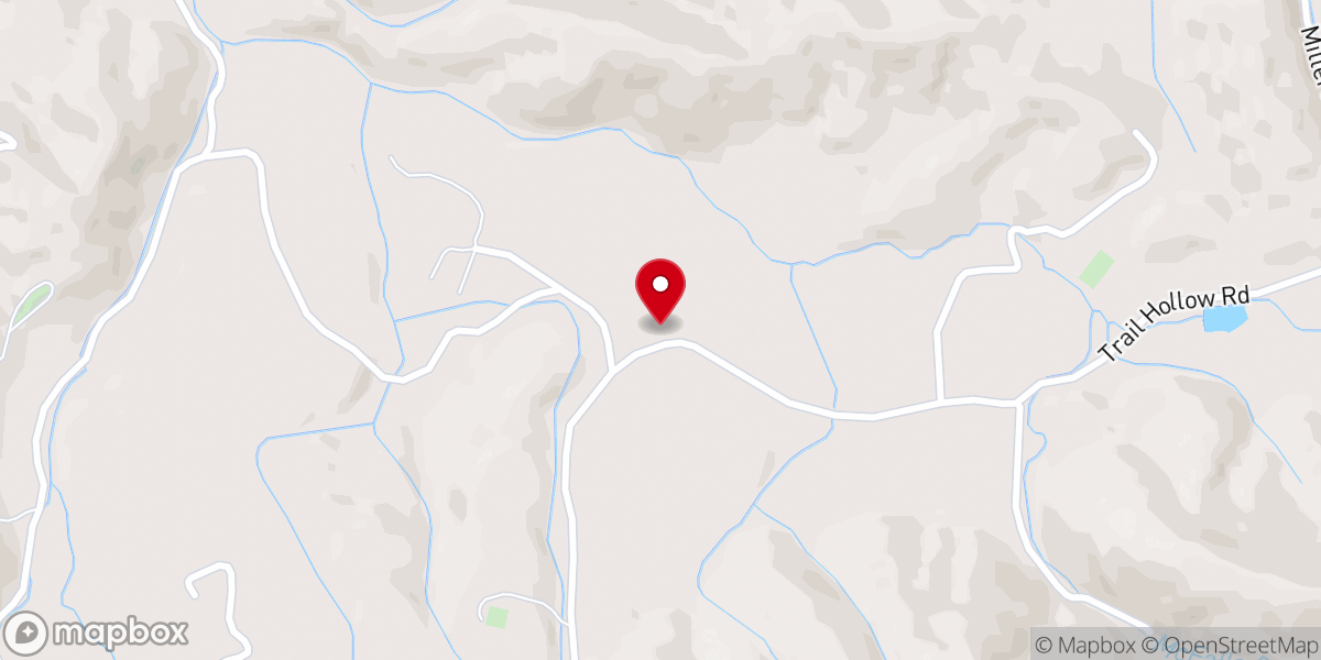 Map showing location of Garvers Chapel Baptist Church
