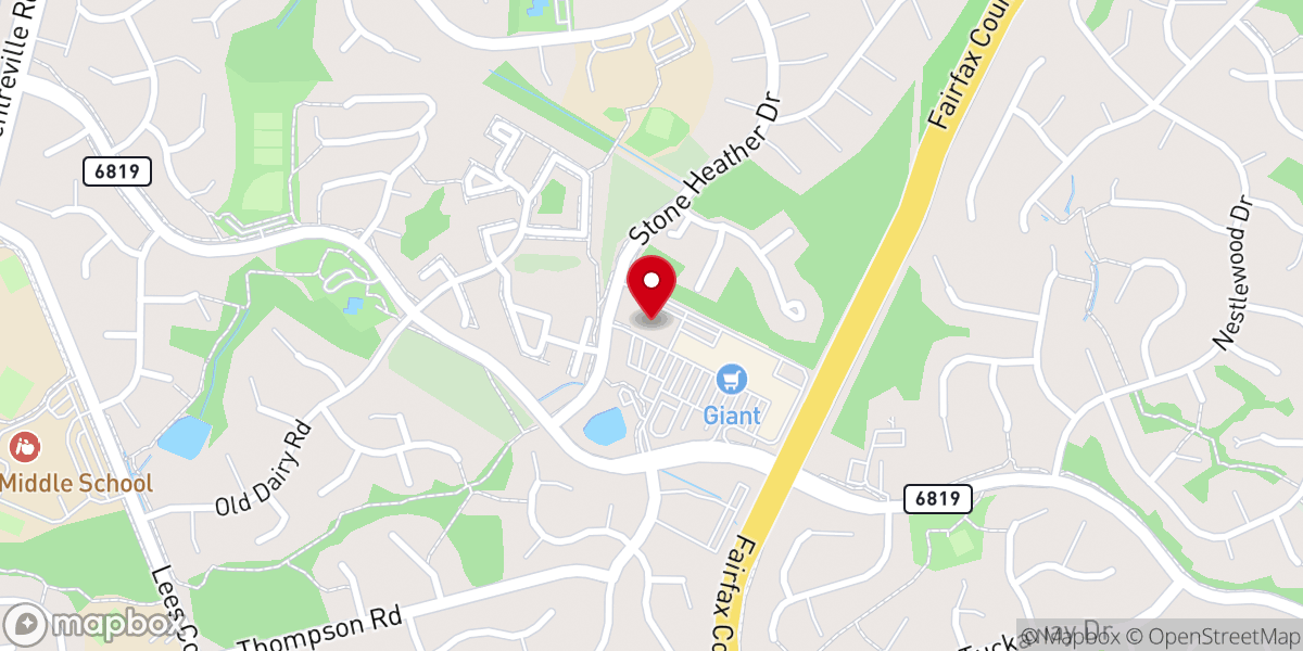 Map showing location of Launch Family Entertainment Herndon