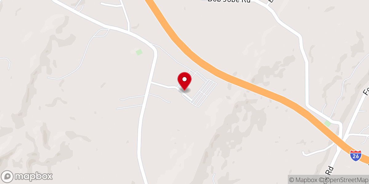 Map showing location of Tri-Cities Baptist Church