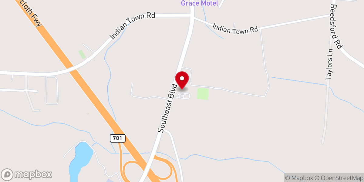 Map showing location of New Life Christian Academy
